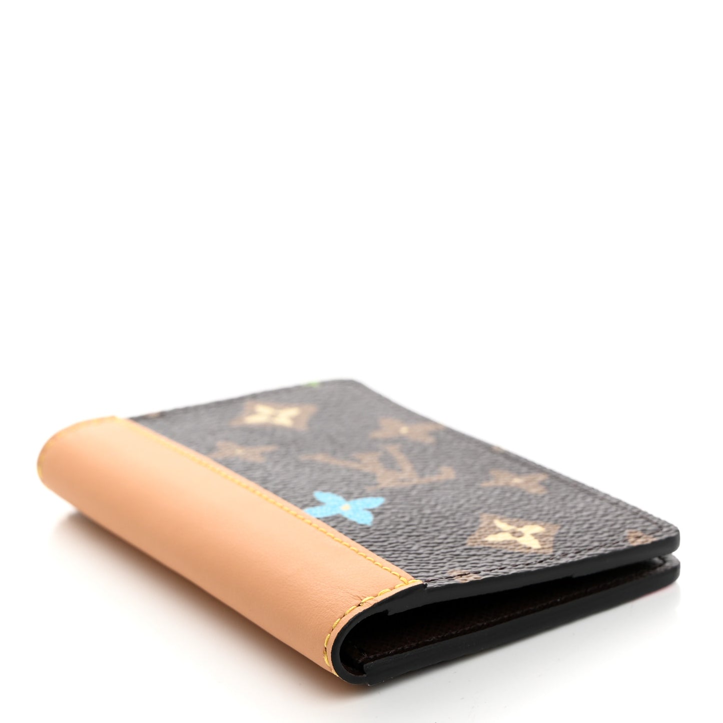 Monogram Craggy Pocket Organizer Chocolate
