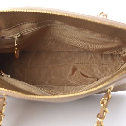 Chanel Caviar Flap Shoulder Bag Beige 5 of 11