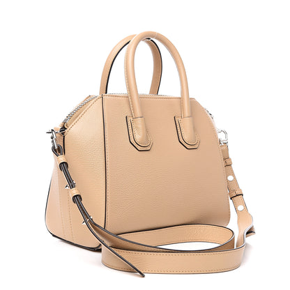 Givenchy Sugar Goatskin Mini Antigona Beige Camel 2 of 10
