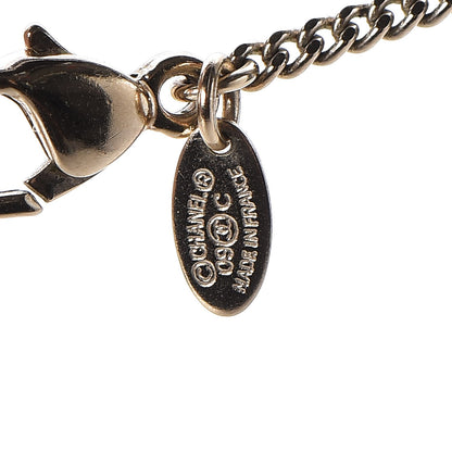 Chanel Mirror CC Pendant Necklace Gold 6 of 6