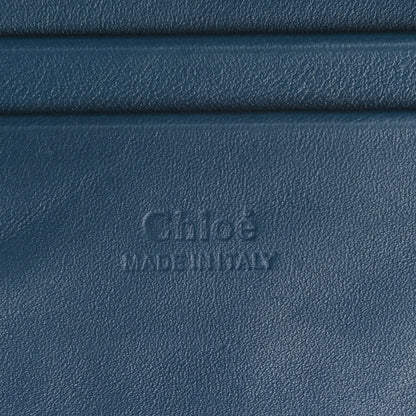 Chloe Suede Calfskin Mini Faye Shoulder Bag Majolica Blue 6 of 8