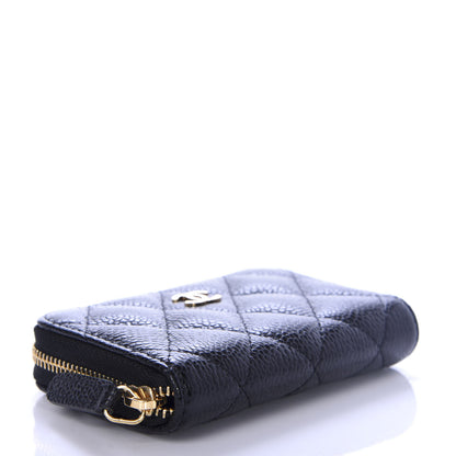 Chanel Caviar Quilted Zip Coin Purse Black 4 of 8