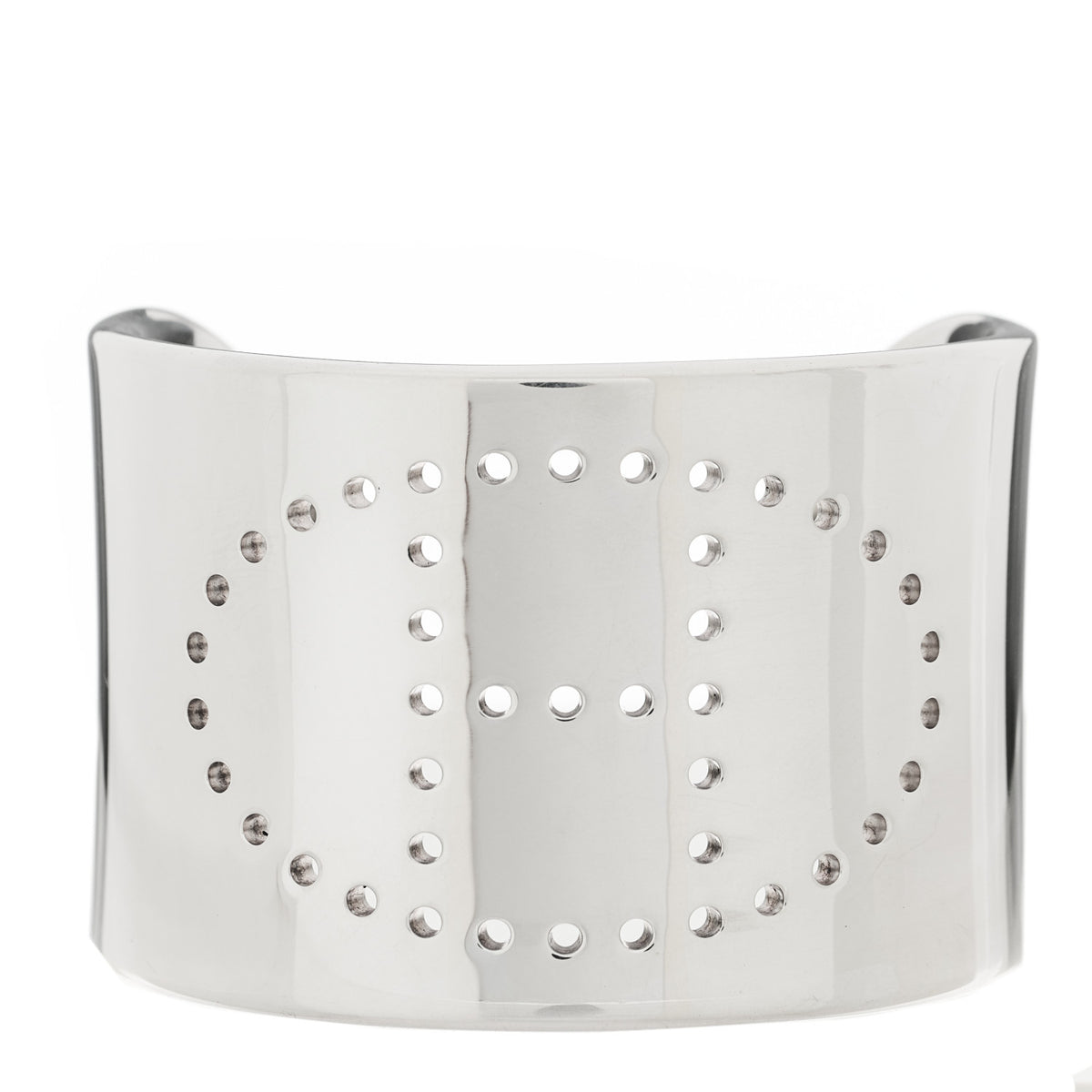 Hermes Sterling Silver Evelyne Sunset Cuff Bracelet 1 of 3