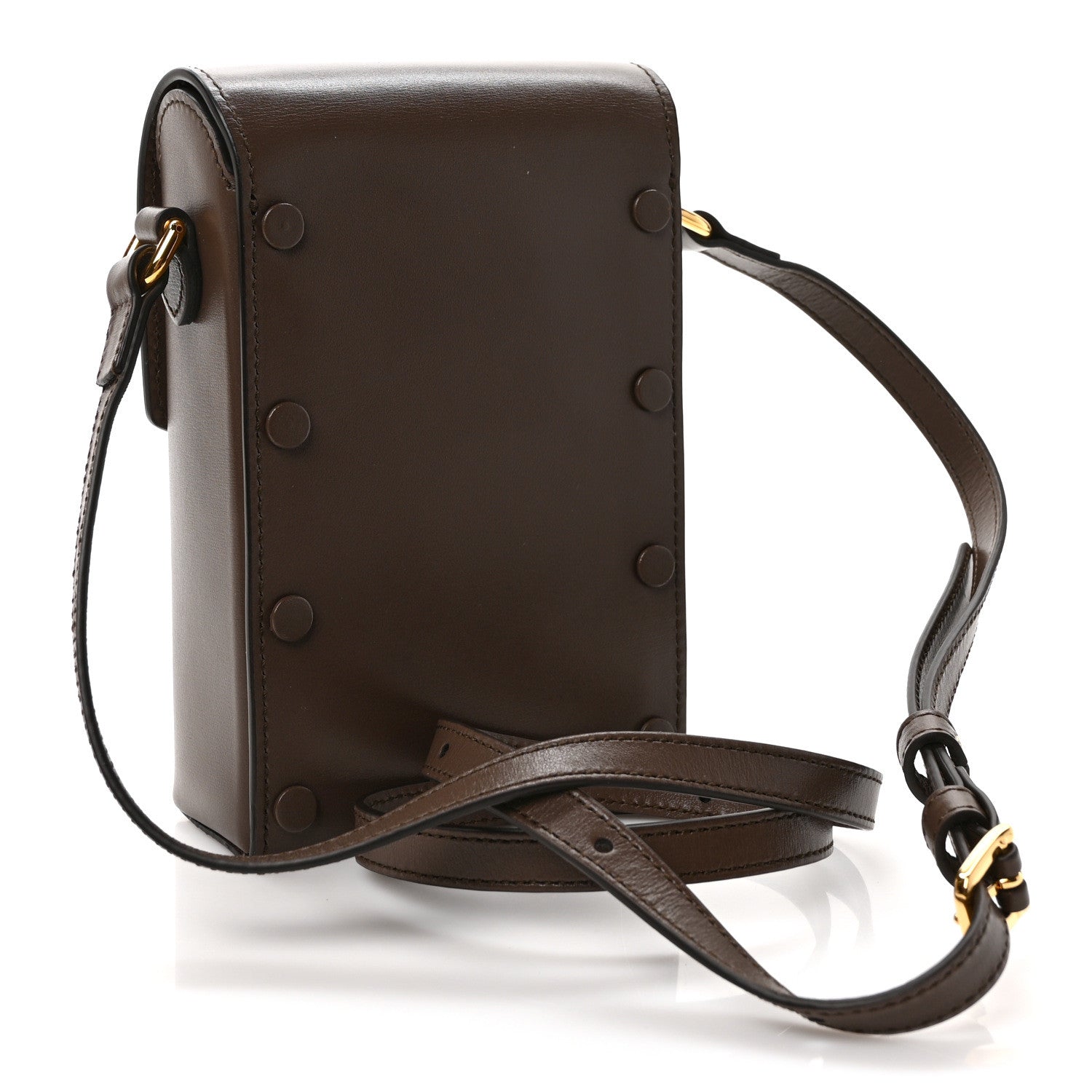 Gucci Boarded Plutone Calfskin Mini Horsebit 1955 Crossbody Bag New Acero 3 of 10