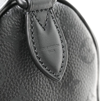 Louis Vuitton Calfskin Monogram Speedy P9 Bandouliere 20 Ultra Black 8 of 12