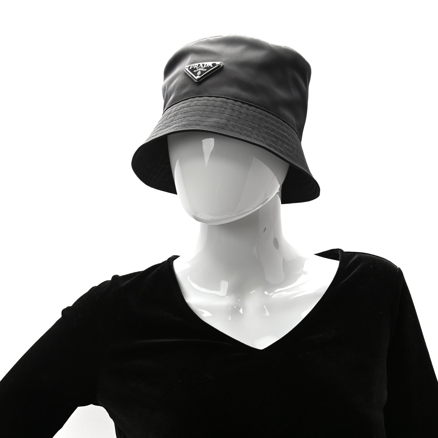 Nylon Bucket Hat XL Black