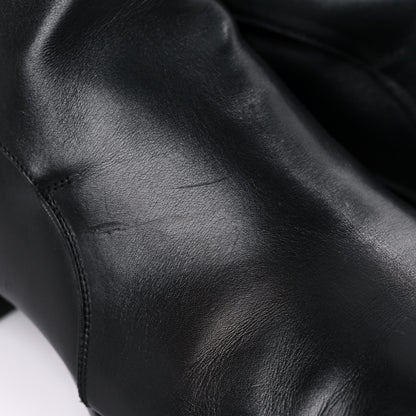 Saint Laurent Calfskin Mens Ankle Boots 46 Black 16 of 17