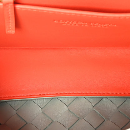 Bottega Veneta Nappa Intrecciato Small East West Andiamo Shoulder Bag New Sauge Orange Celadon 5 of 9