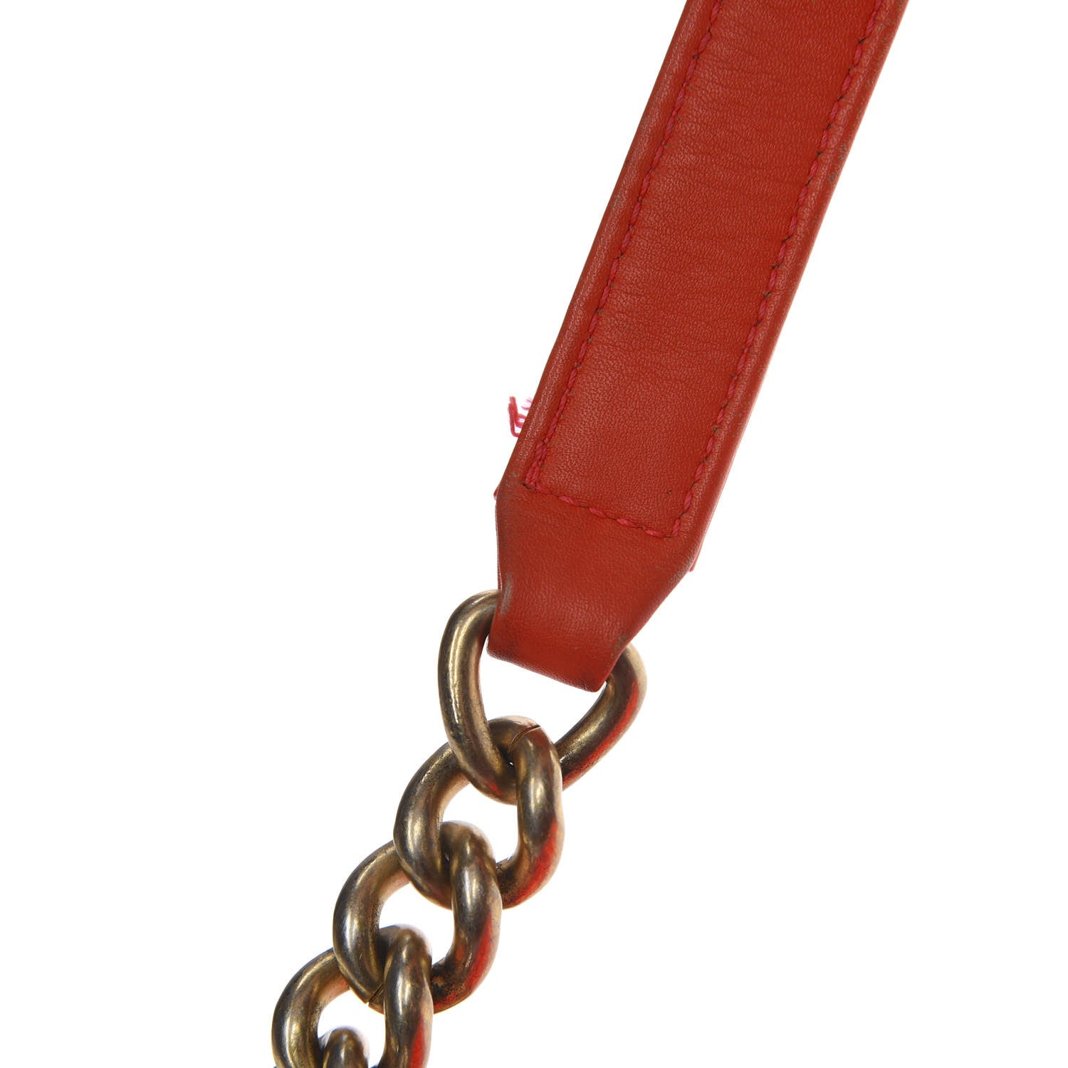 Chanel Patent Quilted Medium Boy Flap Orange 16 of 20