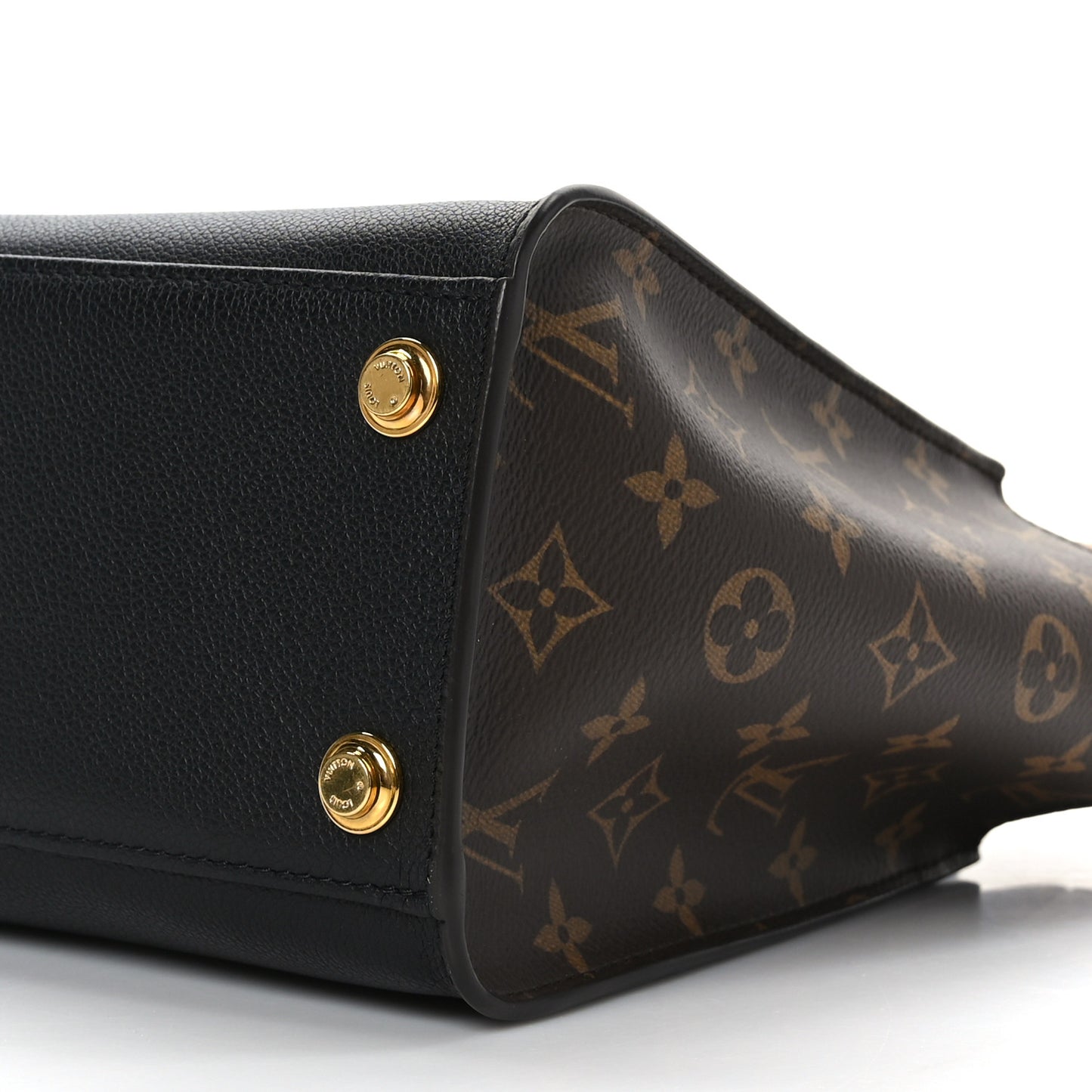 Calfskin Monogram On My Side Black