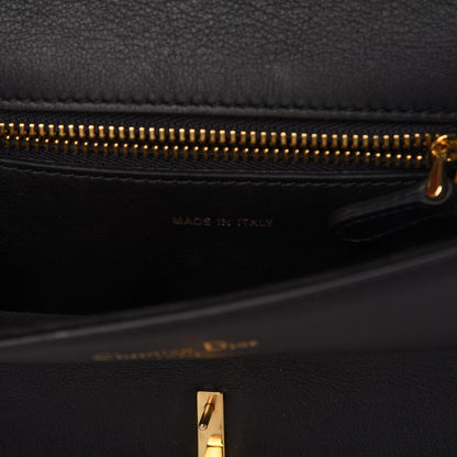 Christian Dior Smooth Calfskin Mini C'est Flap Bag Black 9 of 10