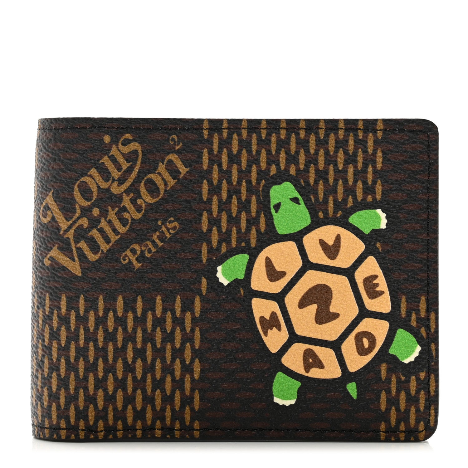 Louis Vuitton X NIGO Giant Damier Ebene Tortoise Multiple Wallet 1 of 7