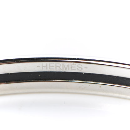 Hermes Enamel Printed Extra Narrow Bracelet 65 Pannacotta 4 of 6