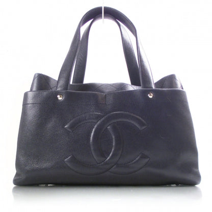Chanel Caviar Executive Cerf Shopper Tote Navy 1 of 12