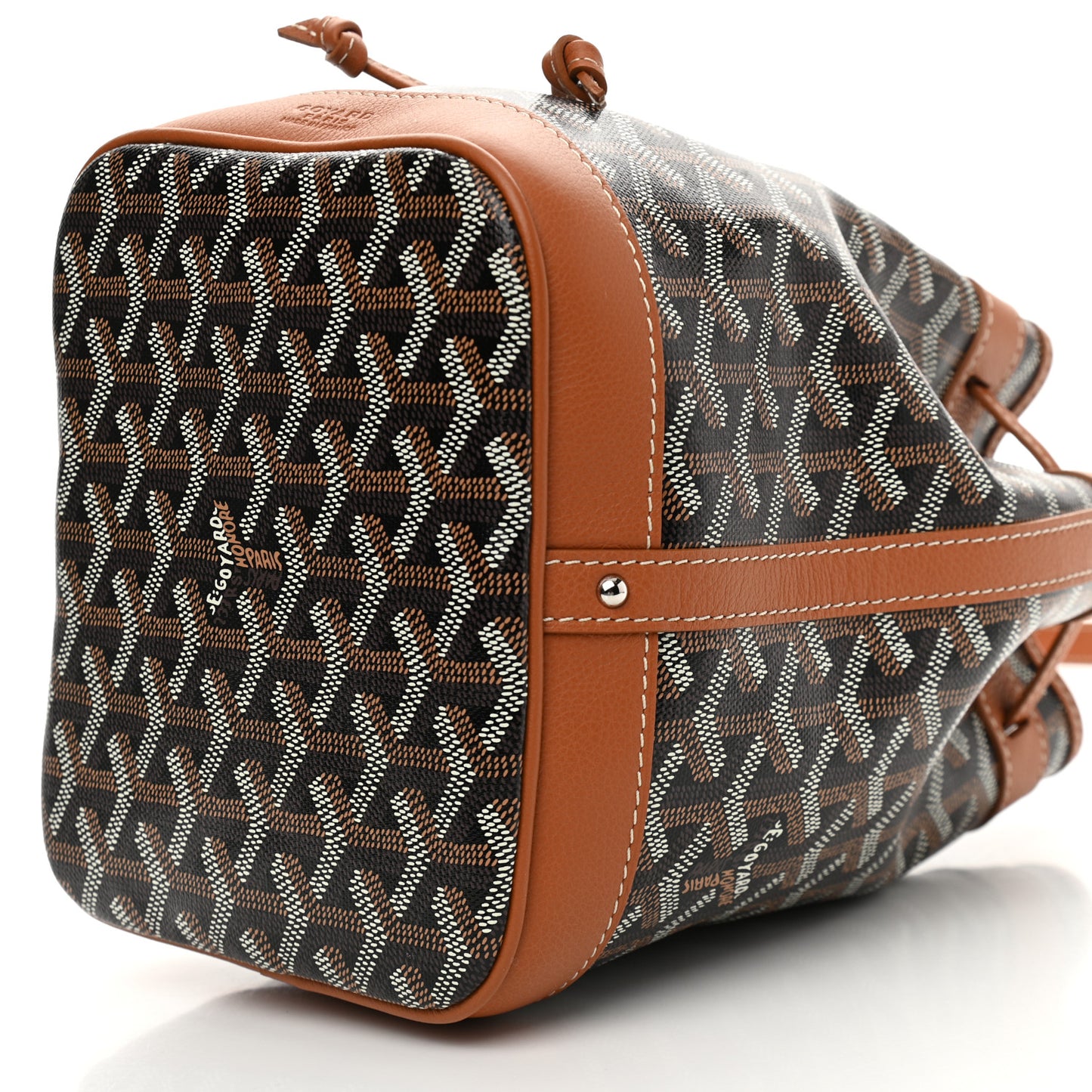 Goyardine Petit Flot Bucket Bag PM Black Gold
