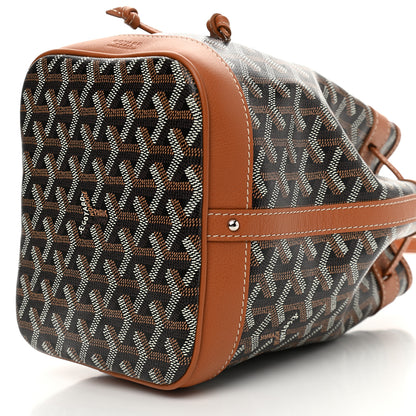 Goyard Goyardine Petit Flot Bucket Bag PM Black Gold 6 of 9