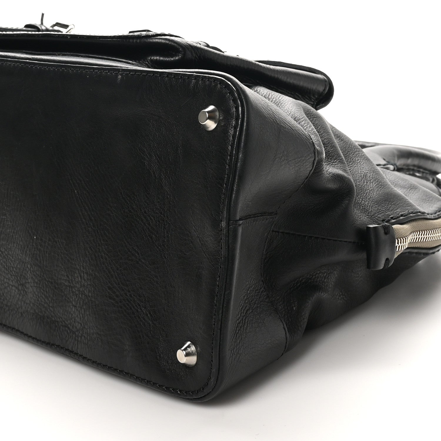 Chloe Calfskin Edith Dome Bowler Black 9 of 9