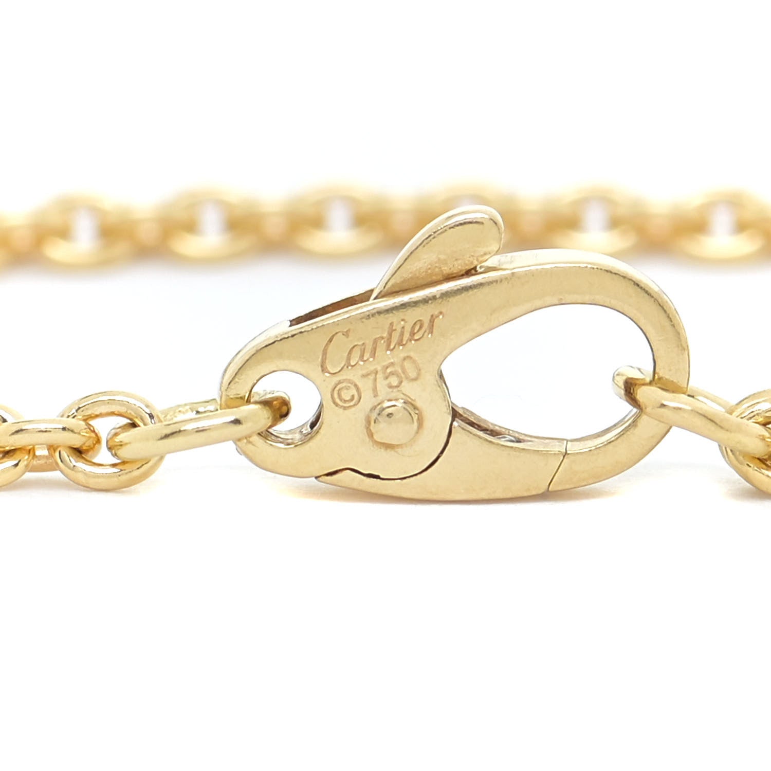 Cartier 18K Yellow White Pink Gold Trinity Ball Bracelet 5 of 5