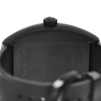 Franck Muller PVD Stainless Steel Rubber 39mm Casablanca Automatic Watch Black 8880CDTNR 4 of 4