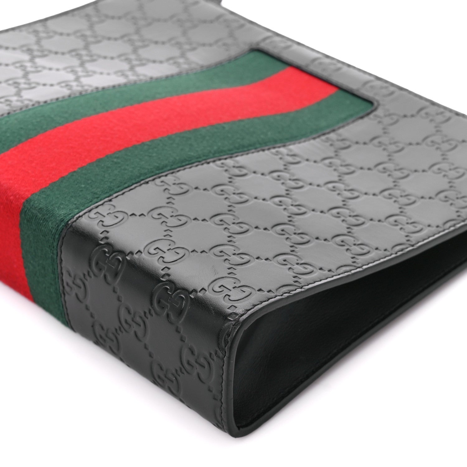 Gucci Guccissima Signature Web New Web Cosmetic Case Black 10 of 10