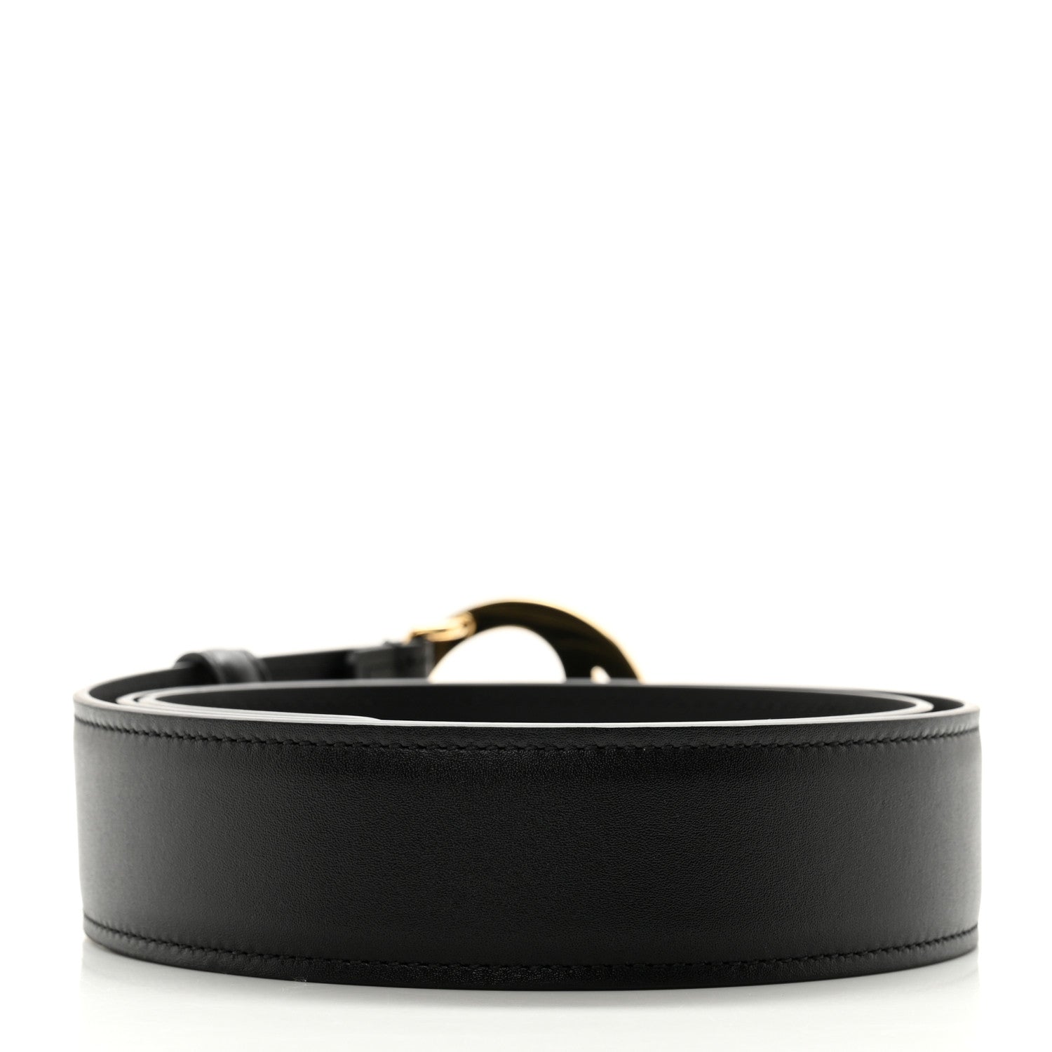 Gucci Ciny Lux Calfskin Blondie 40mm Belt 95 38 Black 2 of 7