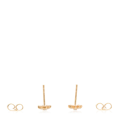 David Yurman 18K Yellow Gold Diamond Petite Starburst Earrings 3 of 5