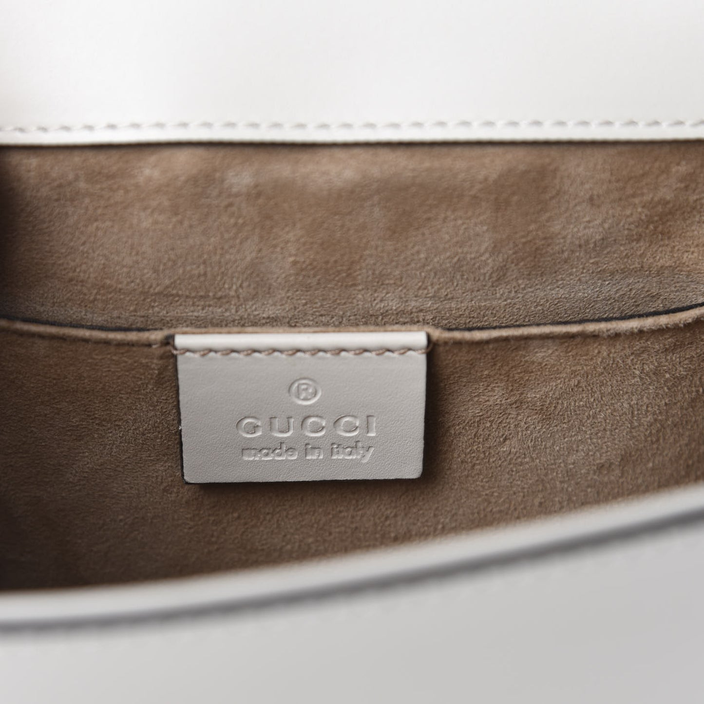 Calfskin Mini Sylvie Top Handle Bag White