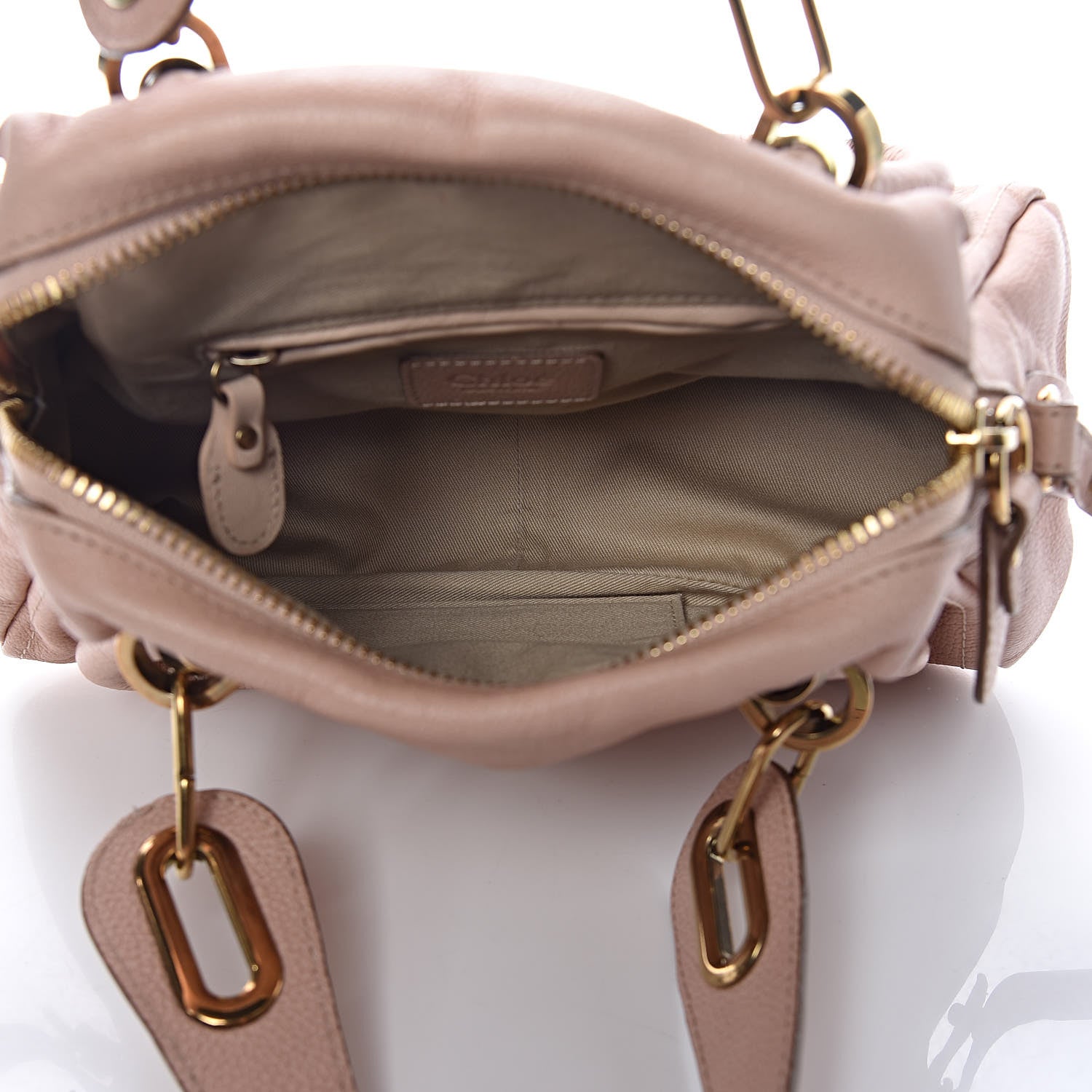Chloe Calfskin Small Paraty Biscotti Beige 5 of 15