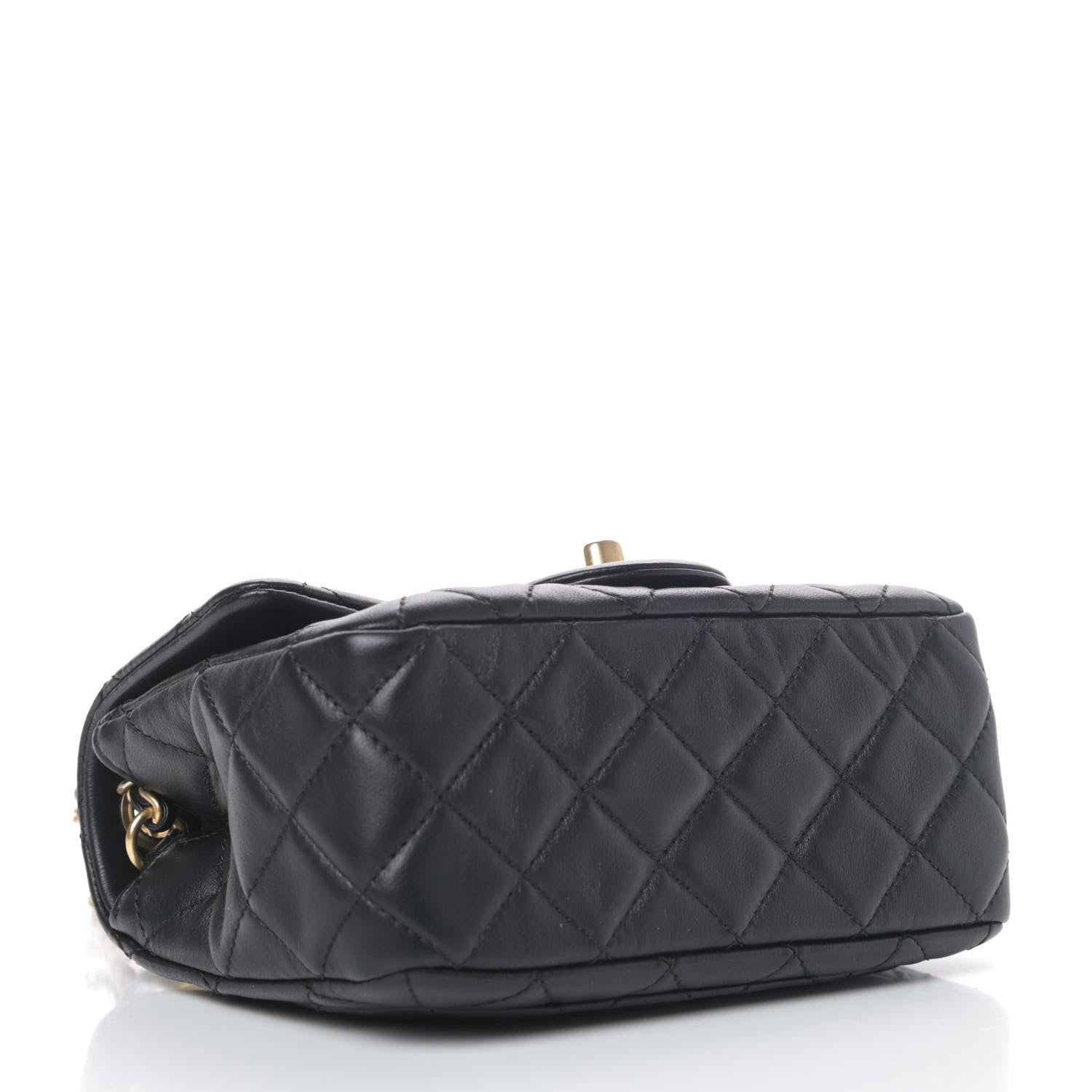 Chanel Lambskin Quilted Mini Pearl Crush Flap Black 3 of 4