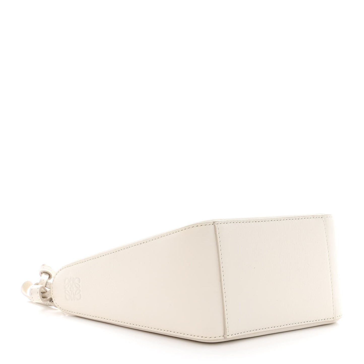 Calfskin Mini Hammock Hobo Soft White