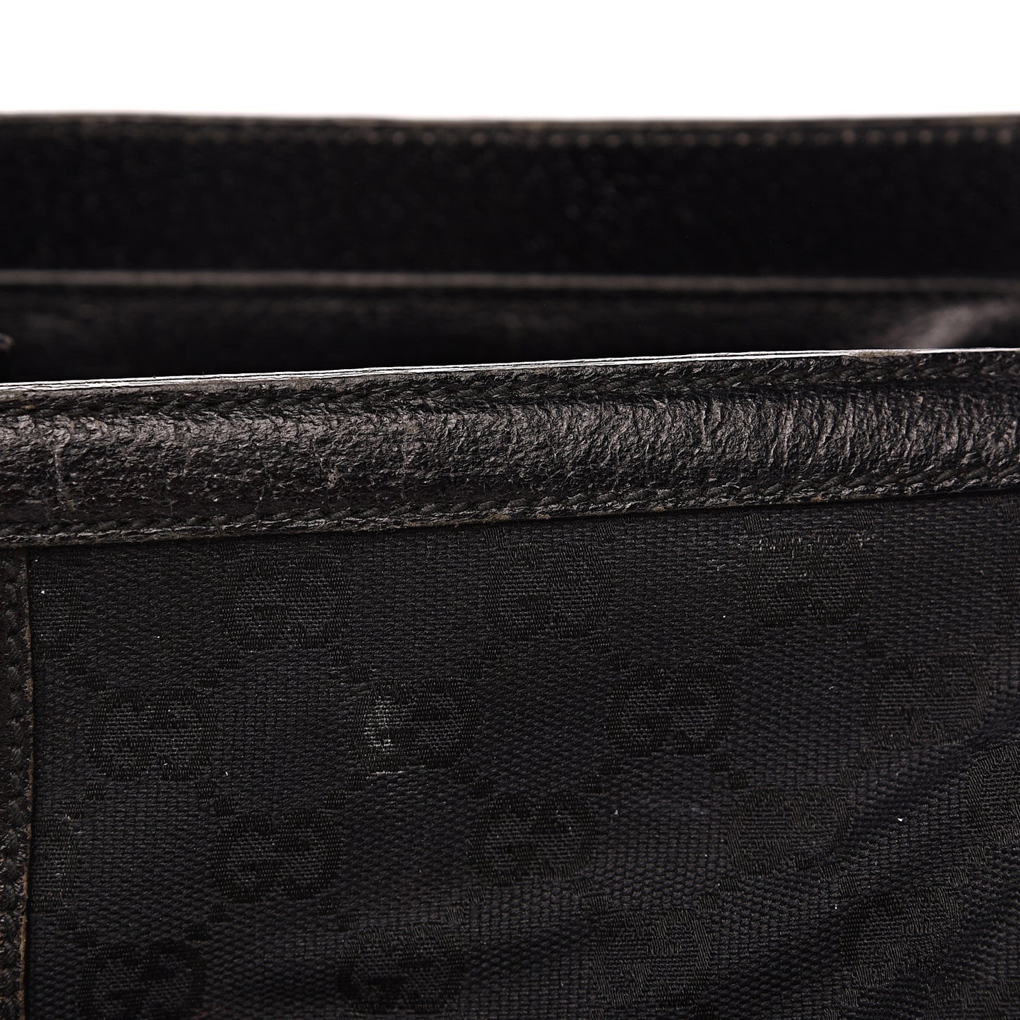 Monogram Web Large Treasure Boston Tote Black