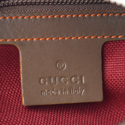 Gucci GG Supreme Monogram Web Medium Shoulder Bag Brown 6 of 10