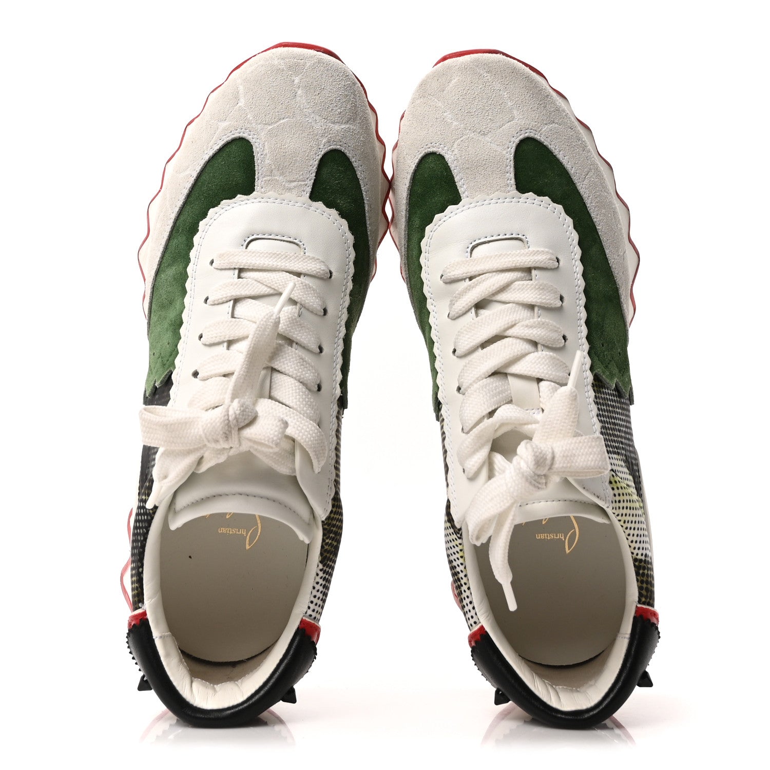 Christian Louboutin Crostali CLF Sporty Womens Loubishark Donna Sneakers 37 Version Multicolor 2 of 9