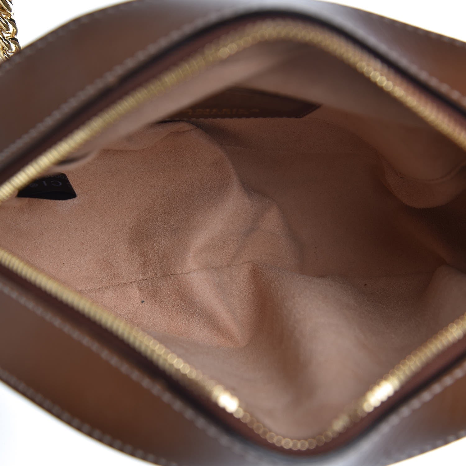 Gucci GG Supreme Monogram Blind For Love Embroidered Mini Chain Shoulder Bag Beige Tuscany 7 of 16