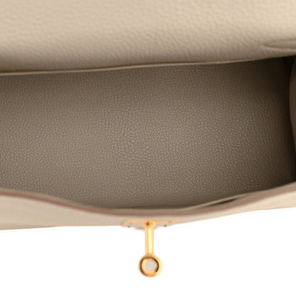 Hermes Togo Kelly Retourne 28 Beton 5 of 13