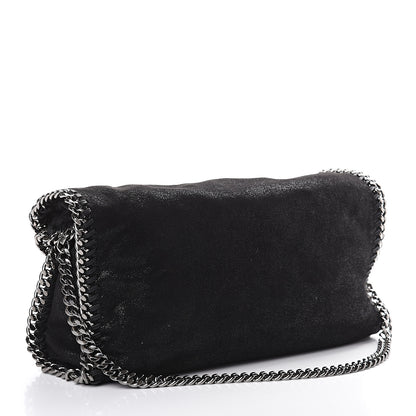 Stella McCartney Shaggy Deer Falabella Fold Over Tote Black 2 of 8