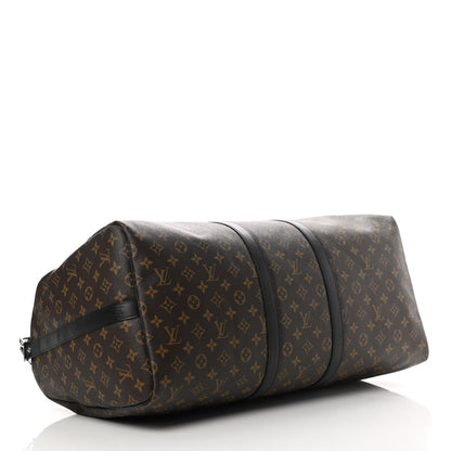 Louis Vuitton Monogram Macassar Keepall Bandouliere 55 4 of 13