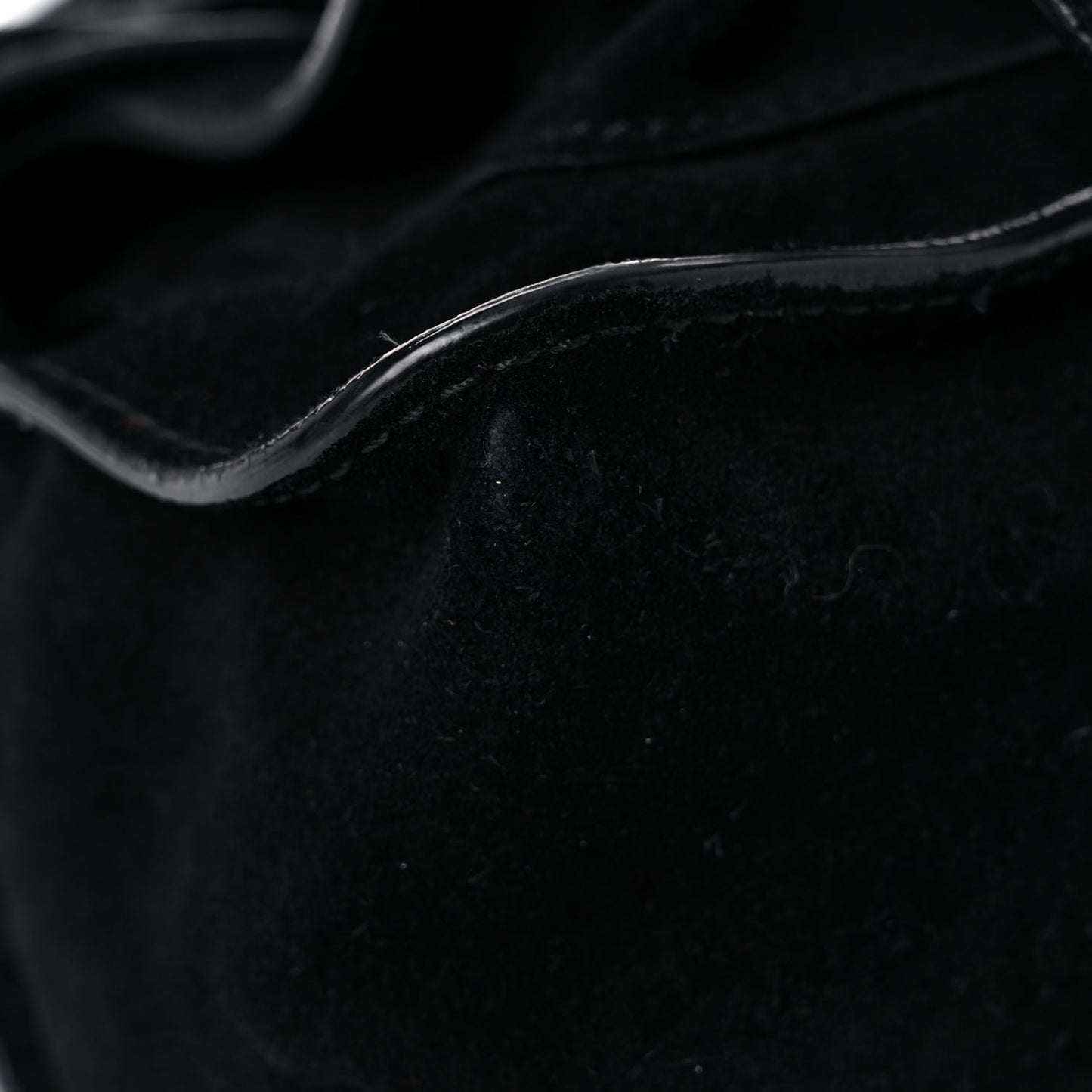 Suede Tiny PS1 Satchel Black
