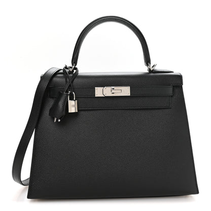 Hermes Epsom Kelly Sellier 28 Black 1 of 11