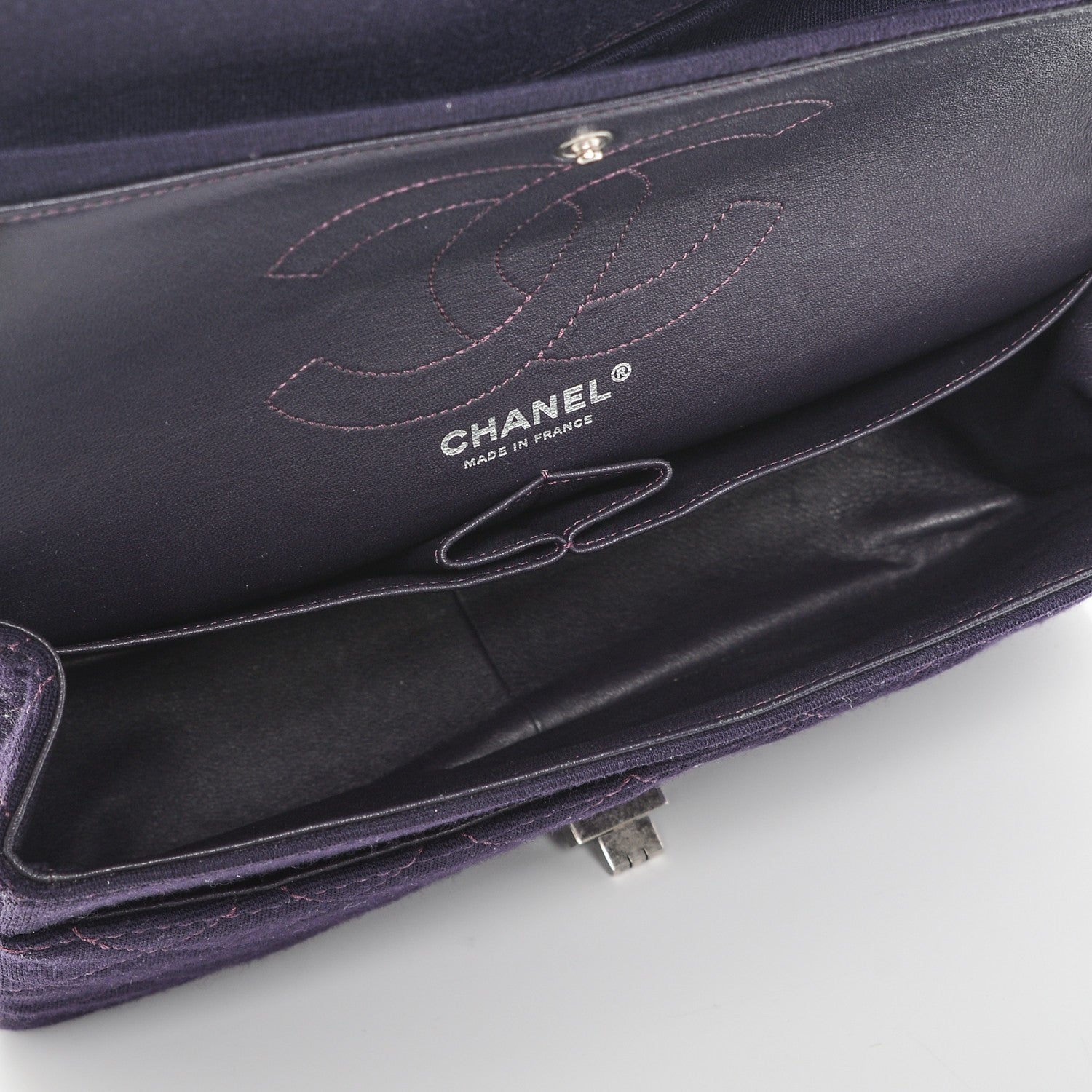 Chanel Jersey Quilted 2.55 Reissue 226 Purple 5 of 10