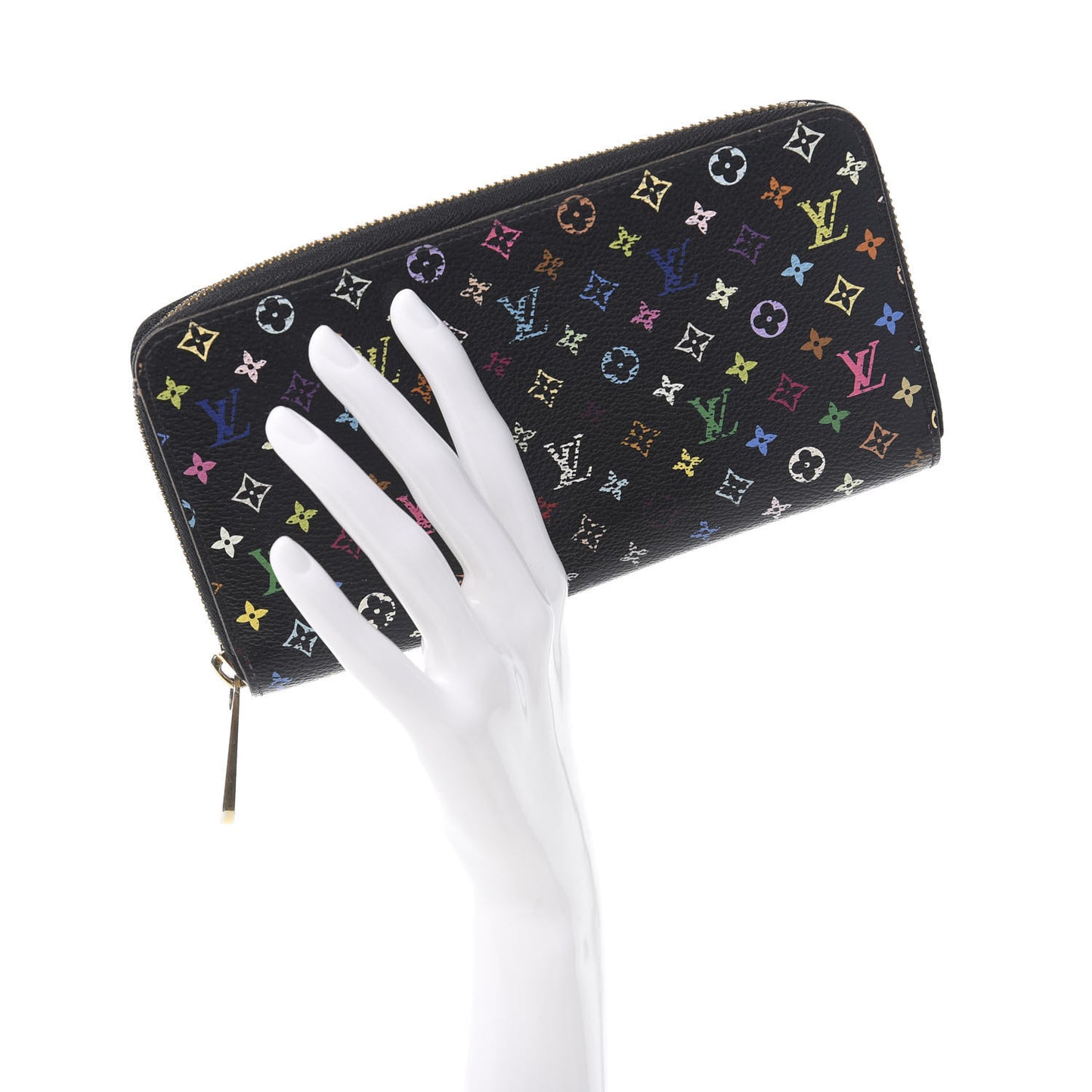 Monogram Multicolor Zippy Wallet Black Grenade