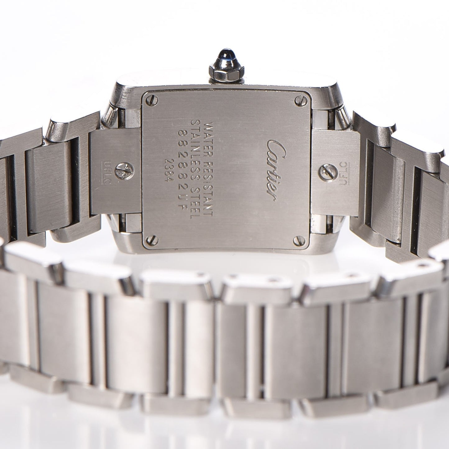 Stainless Steel 20mm Tank Francaise Quartz Watch