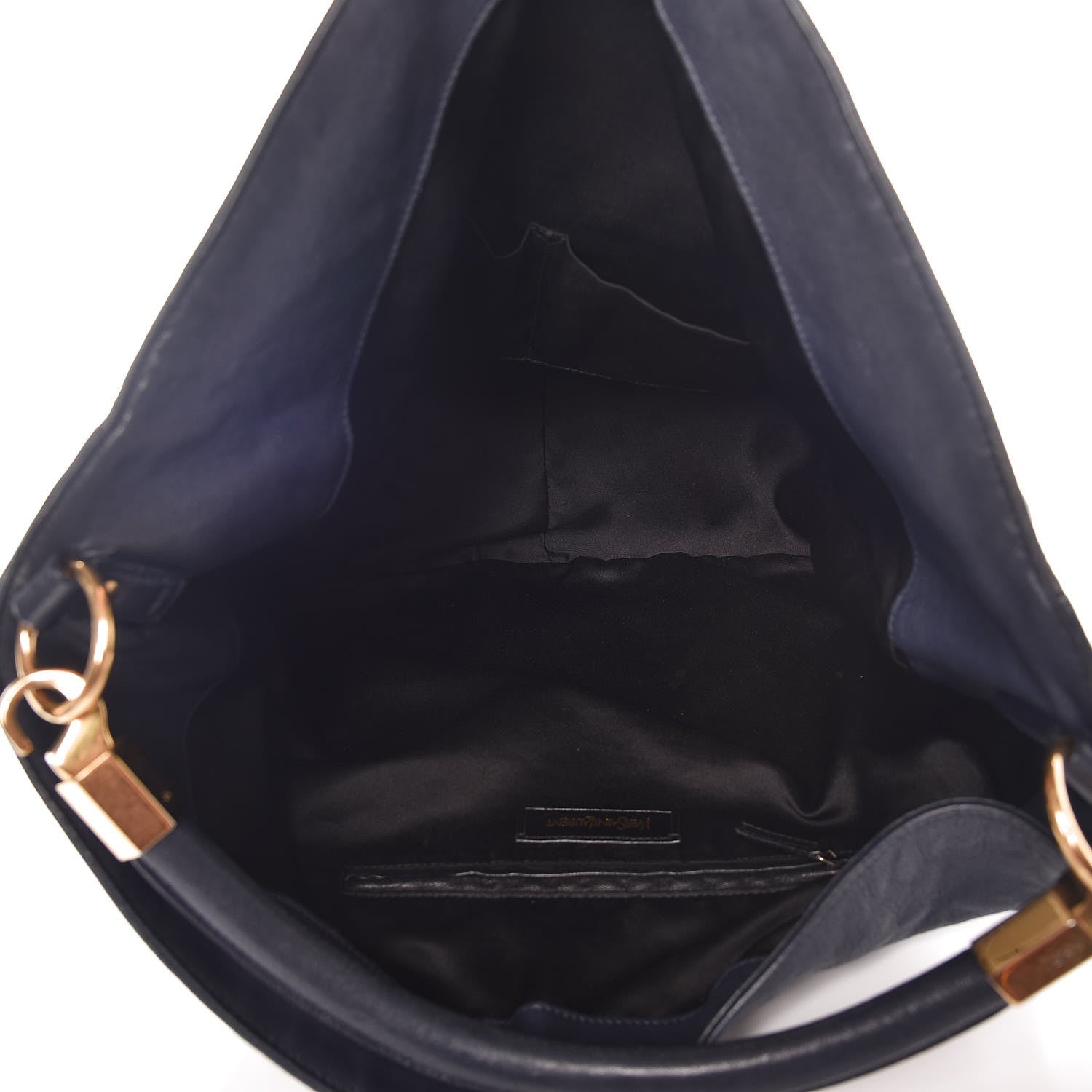 Saint Laurent Goatskin Large Roady Hobo Navy 5 of 11