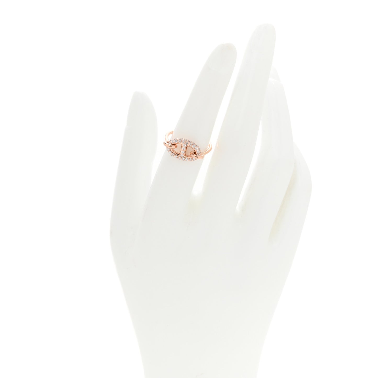 18K Rose Gold Diamond Farandole Ring 52 6