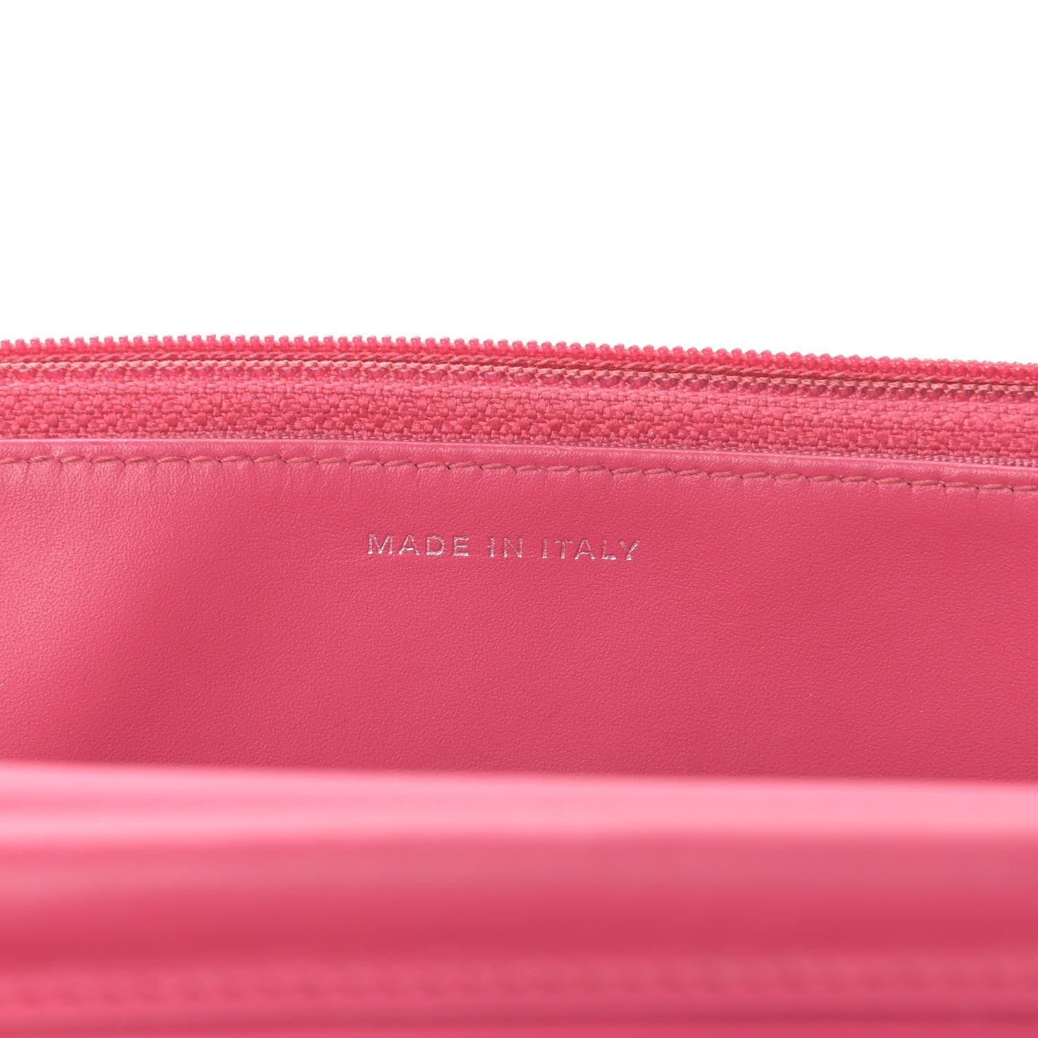 Chanel Patent Calfskin Quilted Wallet On Chain WOC Pink 7 of 11