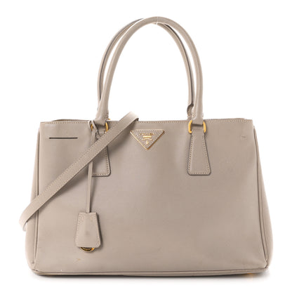 Prada Saffiano Lux Medium Tote Argilla 2 of 23