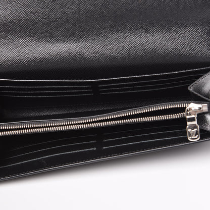 Louis Vuitton Epi Louise Wallet Black 5 of 9