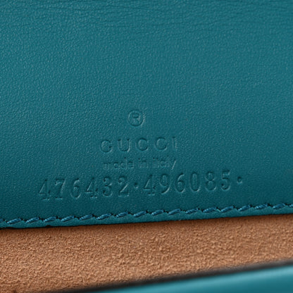 Gucci Velvet Super Mini Dionysus Shoulder Bag Pavone Cyan 6 of 11
