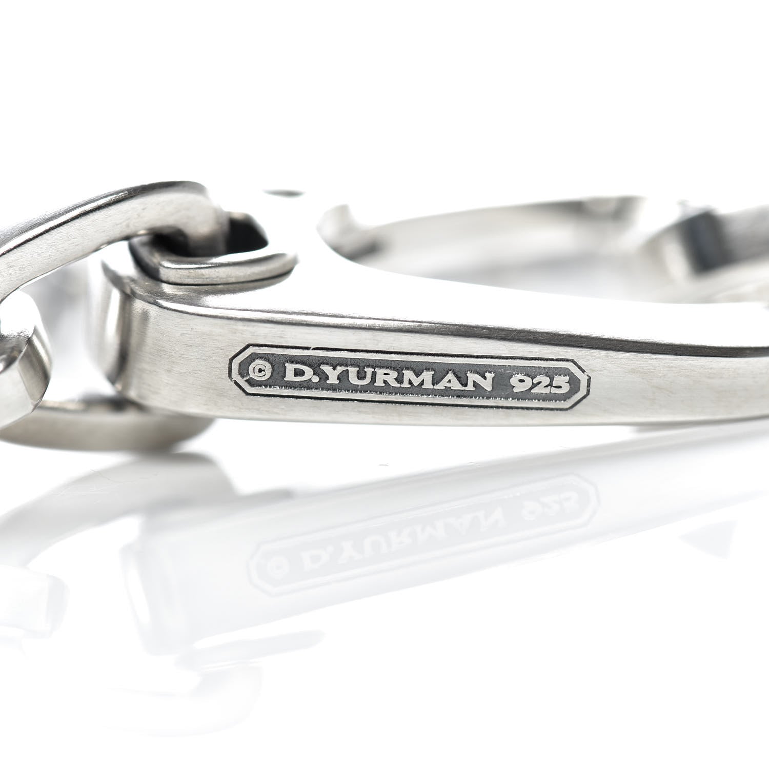 David Yurman Sterling Silver Streamline Key Chain 3 of 3