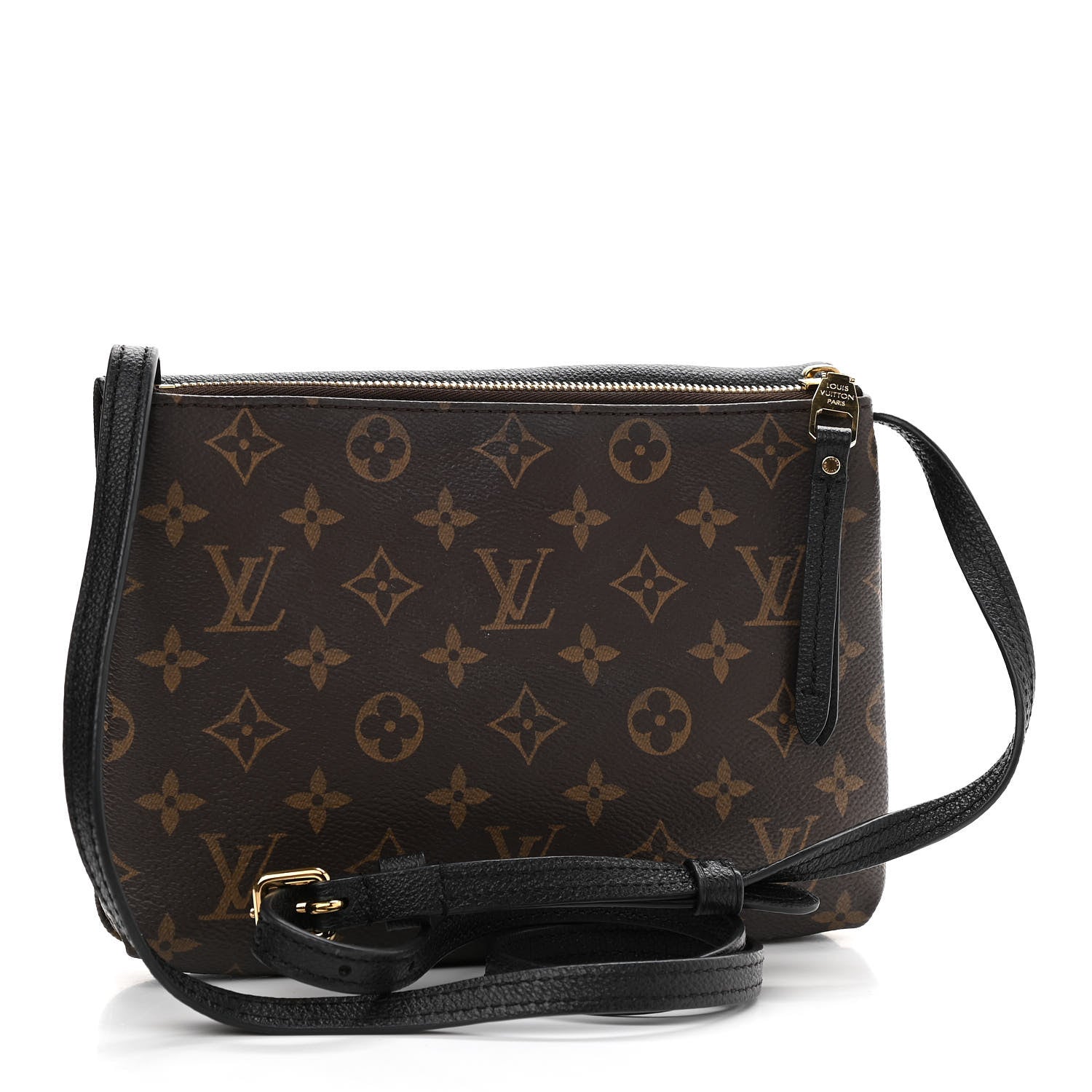Louis Vuitton Monogram Twice Pochette Black 3 of 12